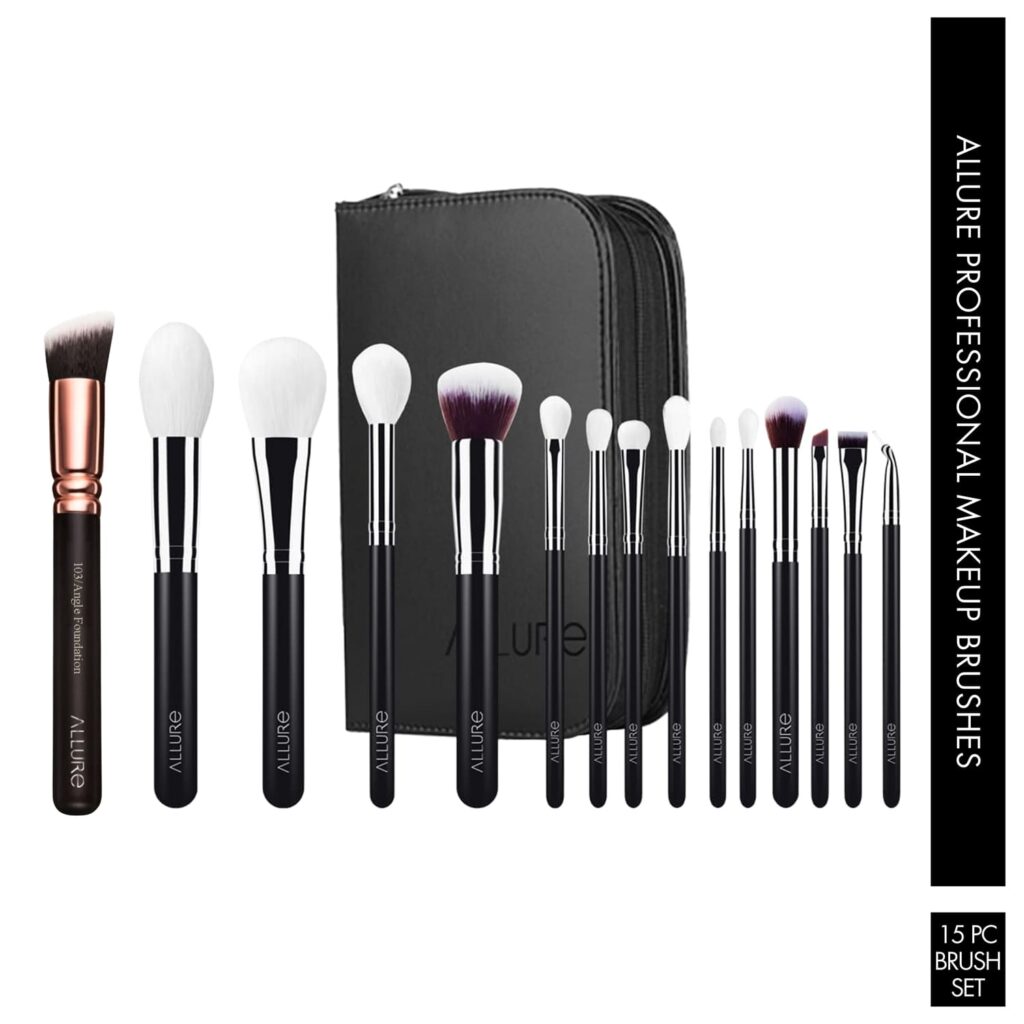 Allure Silver Brushes : SSK-15 - (15Pcs) - Allure