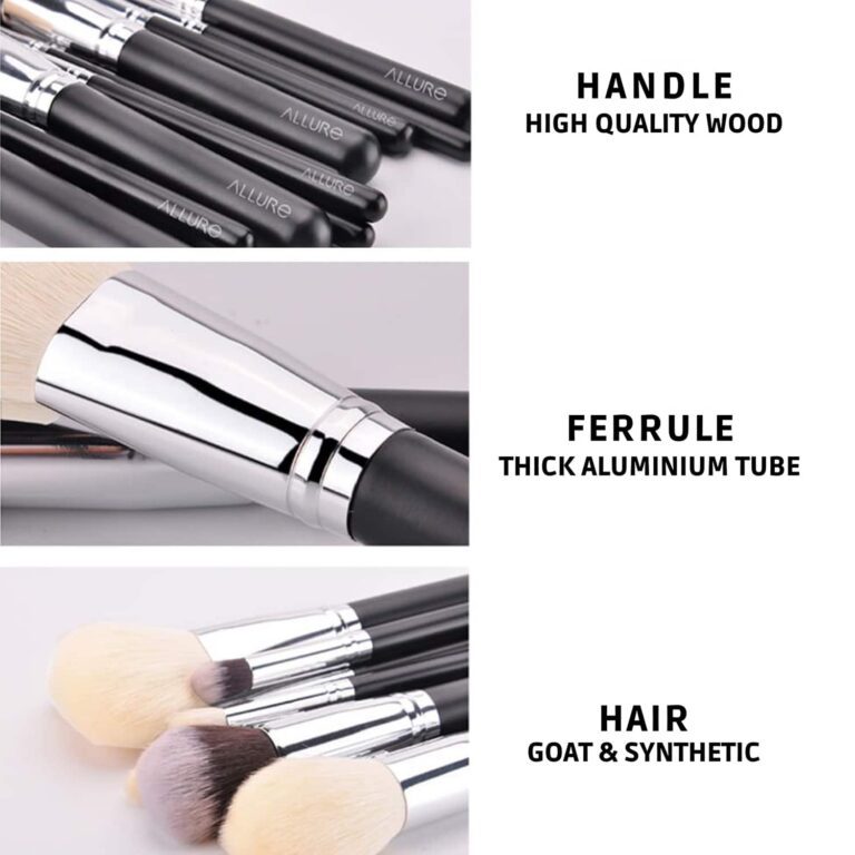 Allure Silver Brushes : SSK-15 - (15Pcs) - Allure