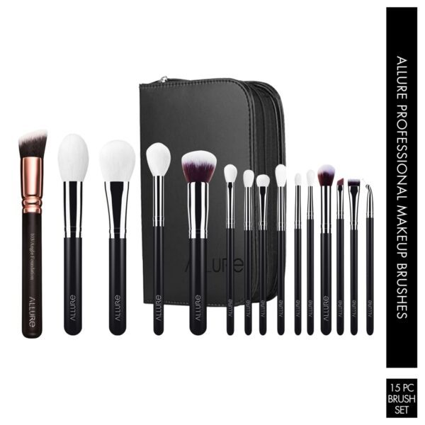 Allure Silver Brushes : SSK-15 - (15Pcs) - Allure