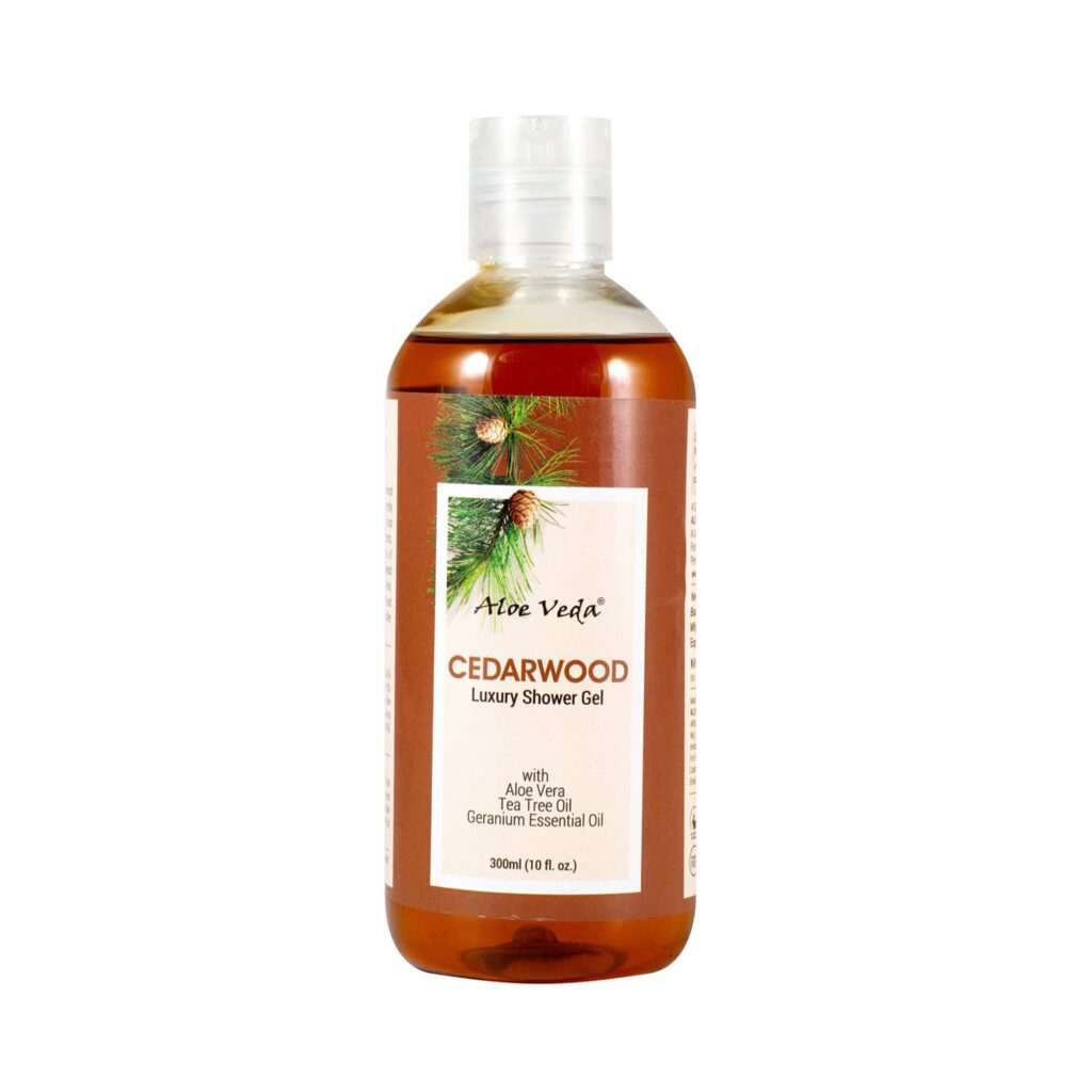 Aloe Veda Cedarwood Luxury Shower Gel (300ml) - Aloe Veda