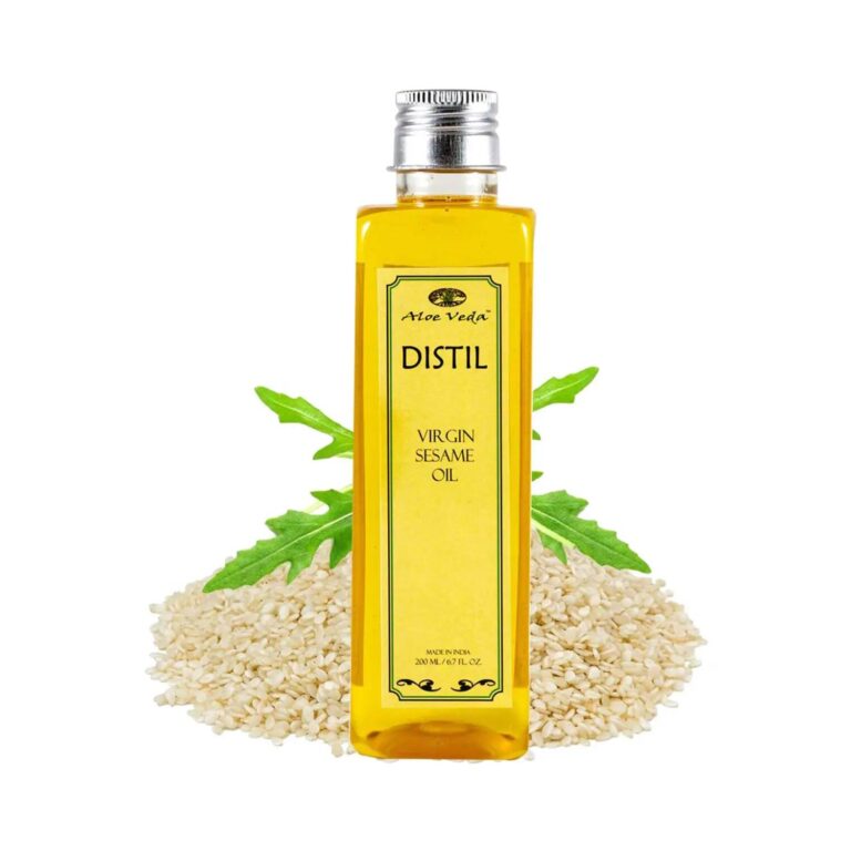 Aloe Veda Distil Virgin Sesame Oil (200ml) - Aloe Veda