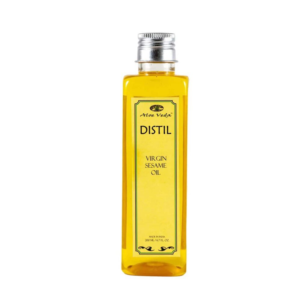 Aloe Veda Distil Virgin Sesame Oil (200ml) - Aloe Veda