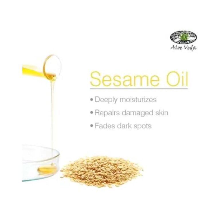 Aloe Veda Distil Virgin Sesame Oil (200ml) - Aloe Veda