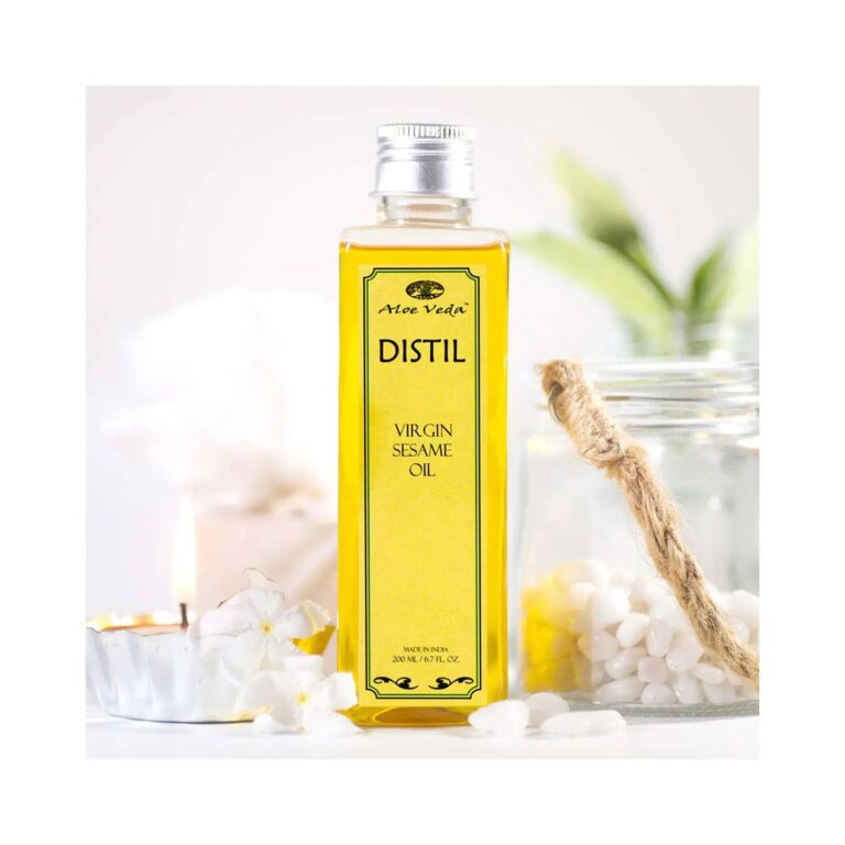Aloe Veda Distil Virgin Sesame Oil (200ml) - Aloe Veda