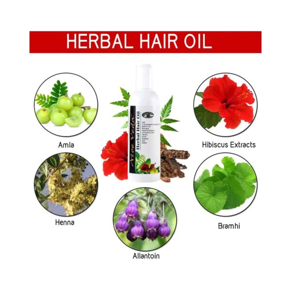 Aloe Veda Herbal Hair Oil (200ml) - Aloe Veda