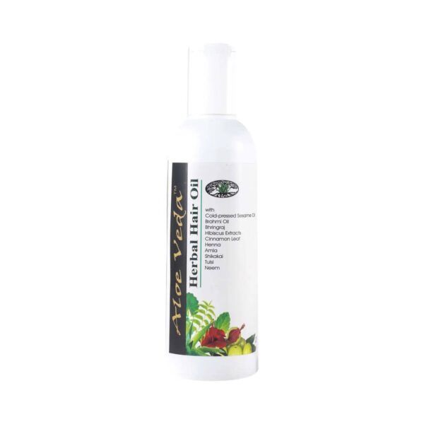 Aloe Veda Herbal Hair Oil (200ml) - Aloe Veda
