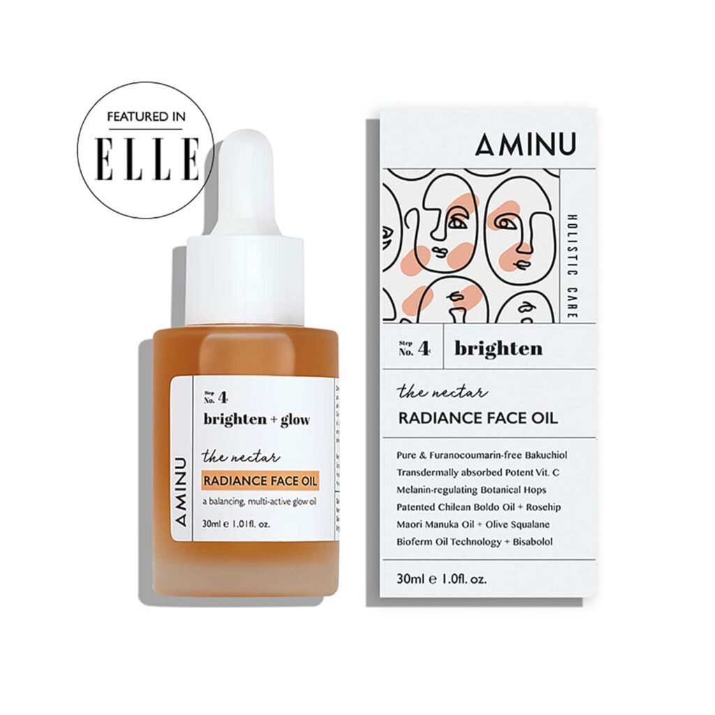 Aminu Brighten Plus Glow The Nectar Radiance Face Oil - (10ml) - Aminu