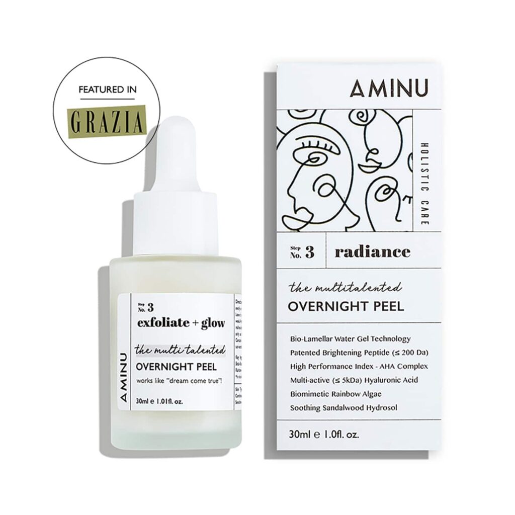 Aminu Exfoliate Plus Glow The Multitalented Overnight Peel - (10ml) - Aminu