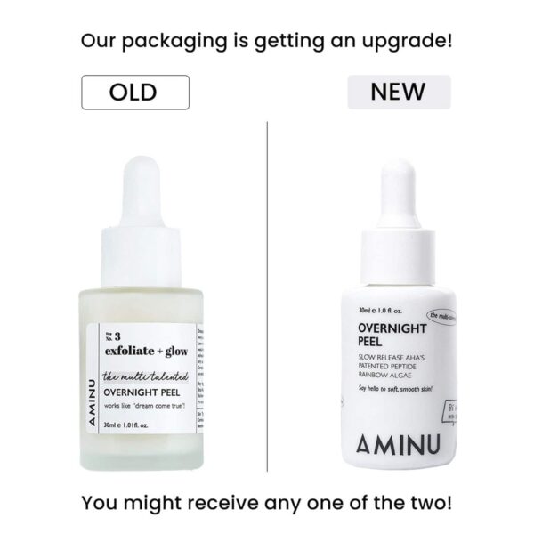 Aminu Exfoliate Plus Glow The Multitalented Overnight Peel - (30ml) - Aminu