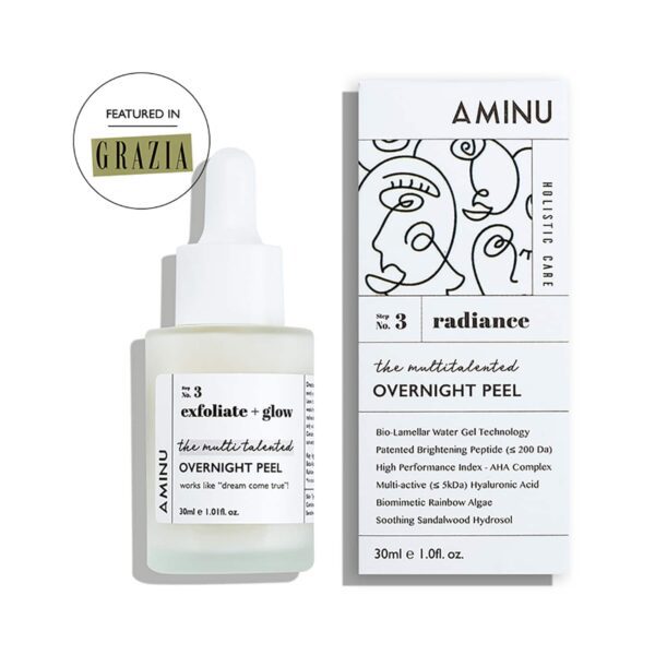 Aminu Exfoliate Plus Glow The Multitalented Overnight Peel - (30ml) - Aminu