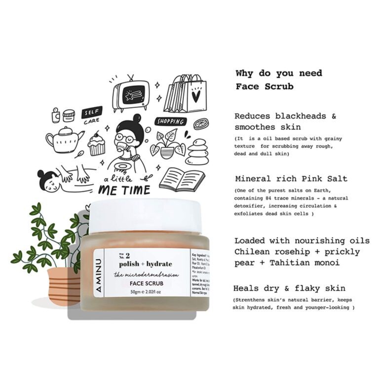Aminu The Microdermabrasion Face Scrub - (50g) - Aminu