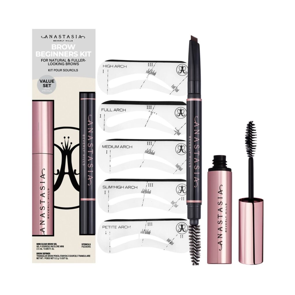 Anastasia Beverly Hills 2023 Brow Beginners Kit - Dark Brown (3pcs) - Anastasia Beverly Hills