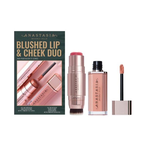 Anastasia Beverly Hills Blushed Lip & Cheek Duo Kit - Pink Dahlia (2 Pcs) - Anastasia Beverly Hills