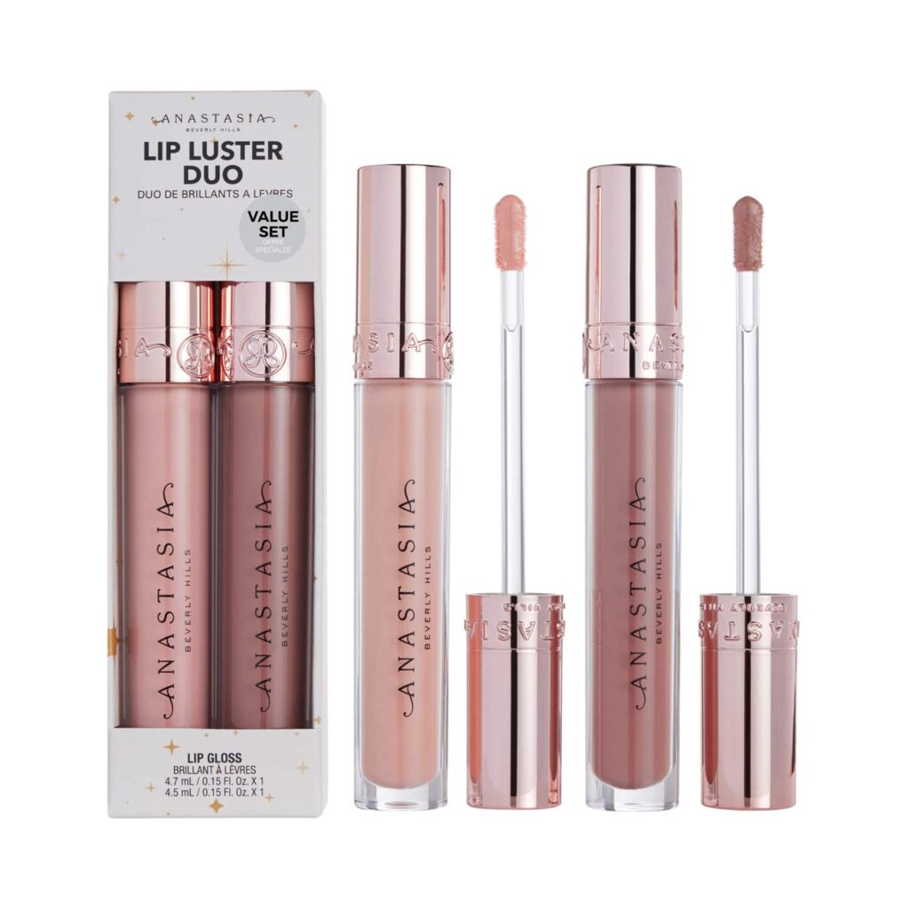Anastasia Beverly Hills Lip Luster Duo - Guava, Deep Taupe (2pcs) - Anastasia Beverly Hills
