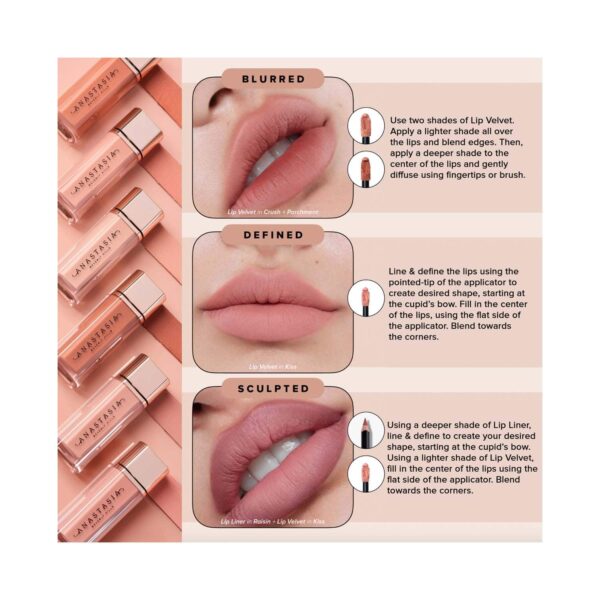 Anastasia Beverly Hills Lip Velvet Liquid Lipstick - Crush (3.5 g) - Anastasia Beverly Hills
