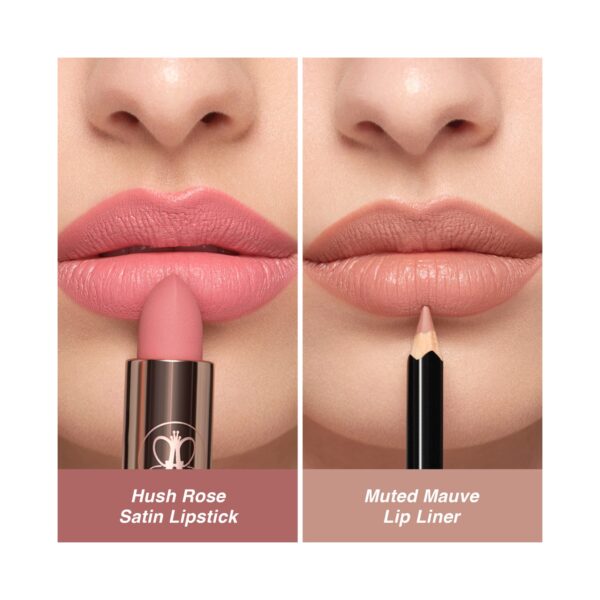 Anastasia Beverly Hills Velvet Matte Lip Duo - Muted Mauve, Hush Rose (2pcs) - Anastasia Beverly Hills