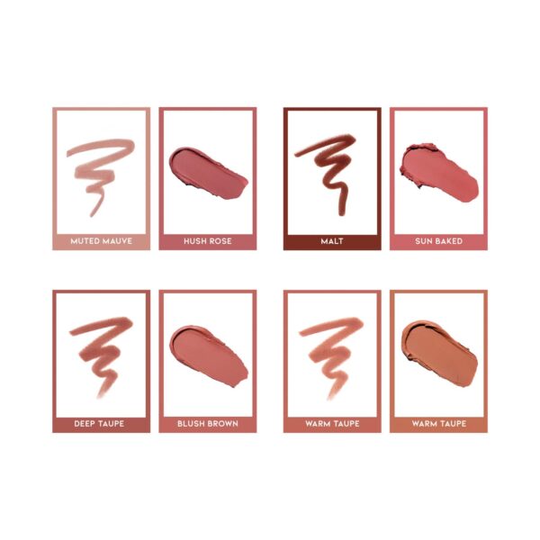 Anastasia Beverly Hills Velvet Matte Lip Duo - Muted Mauve, Hush Rose (2pcs) - Anastasia Beverly Hills