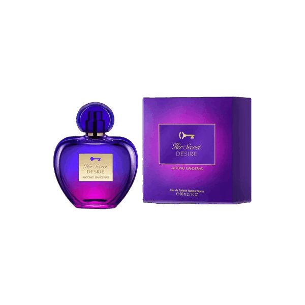 Antonio Banderas Her Secret Desire Eau De Toilette (80ml) - Antonio Banderas