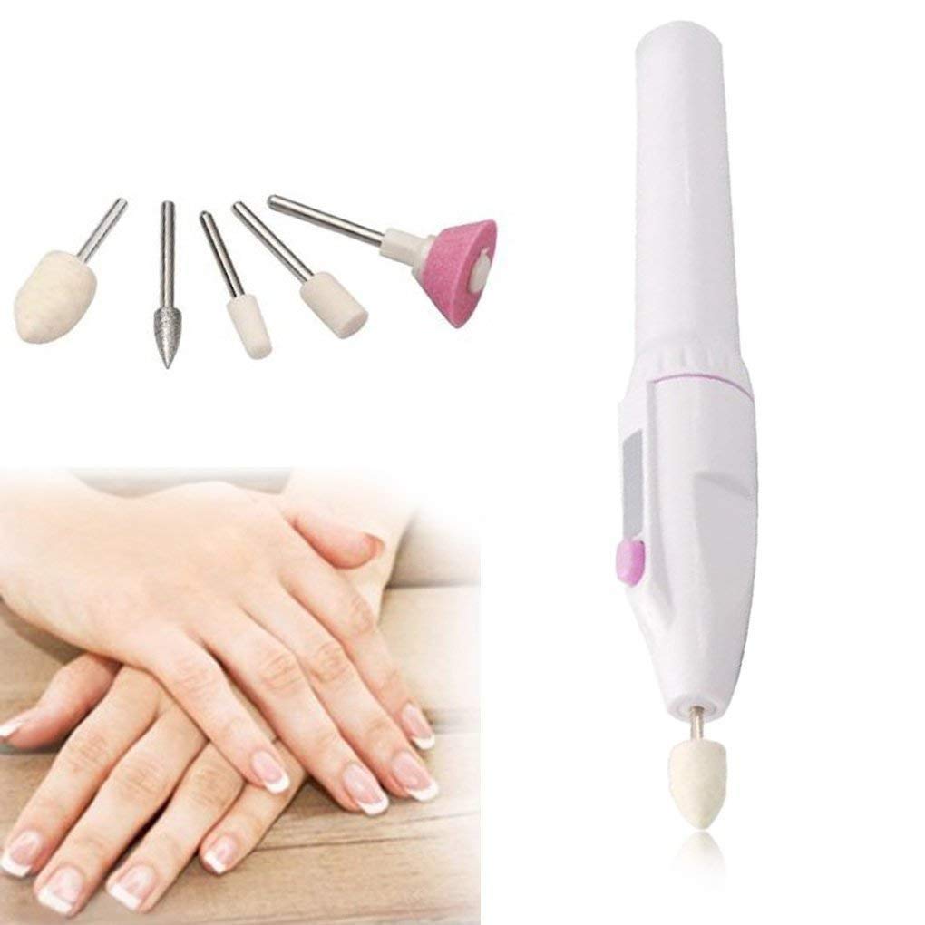 Anugrah Nail Drill Bits 7 In 1 Tools Nail Care Electric Machine Kit Grooming Gel Tip Pedicure Automatic Manicure Sets Polish Art Kits