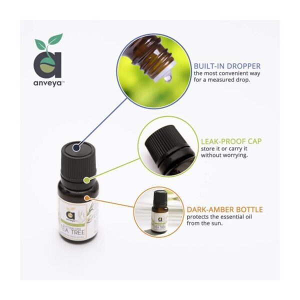 Anveya Australian Tea Tree Essential Oil (15ml) - Anveya