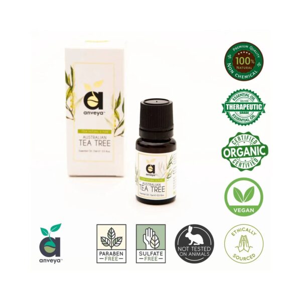 Anveya Australian Tea Tree Essential Oil (15ml) - Anveya