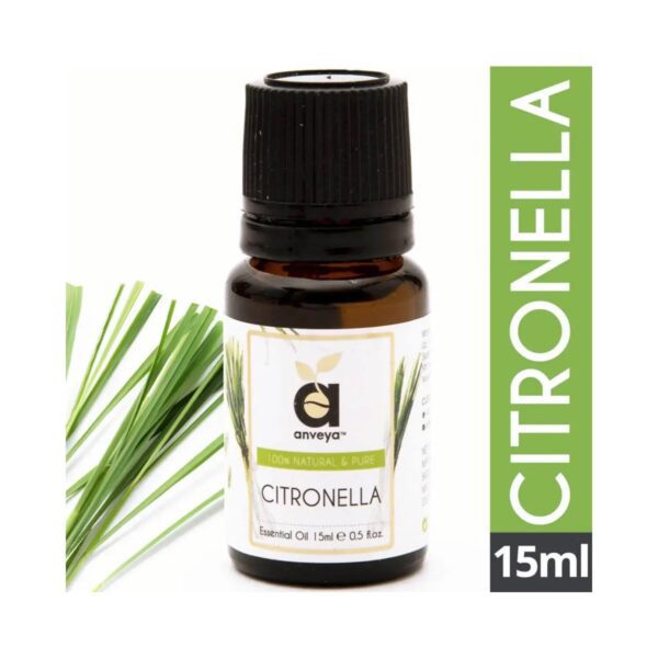 Anveya Citronella Essential Oil (15ml) - Anveya