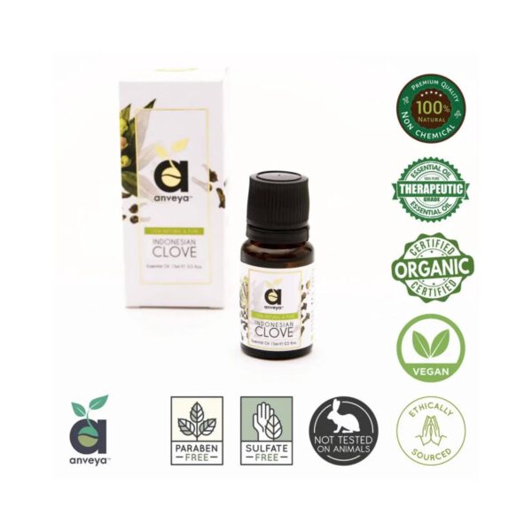 Anveya Clove Essential Oil (15ml) - Anveya