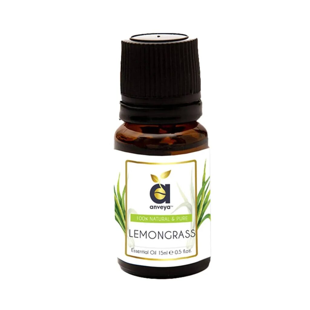 Anveya Lemongrass Essential Oil (15ml) - Anveya