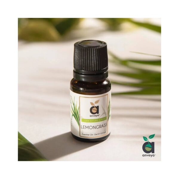 Anveya Lemongrass Essential Oil (15ml) - Anveya