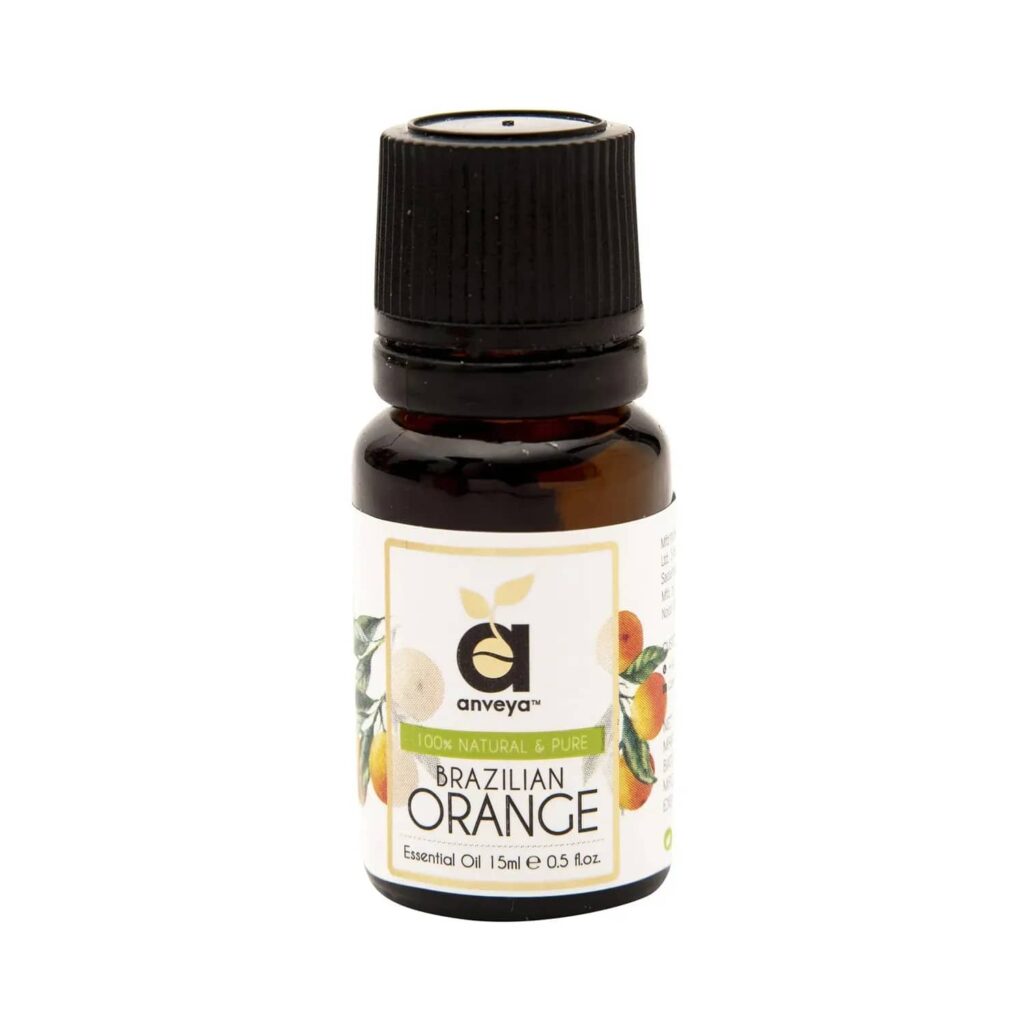 Anveya Orange Essential Oil (15ml) - Anveya