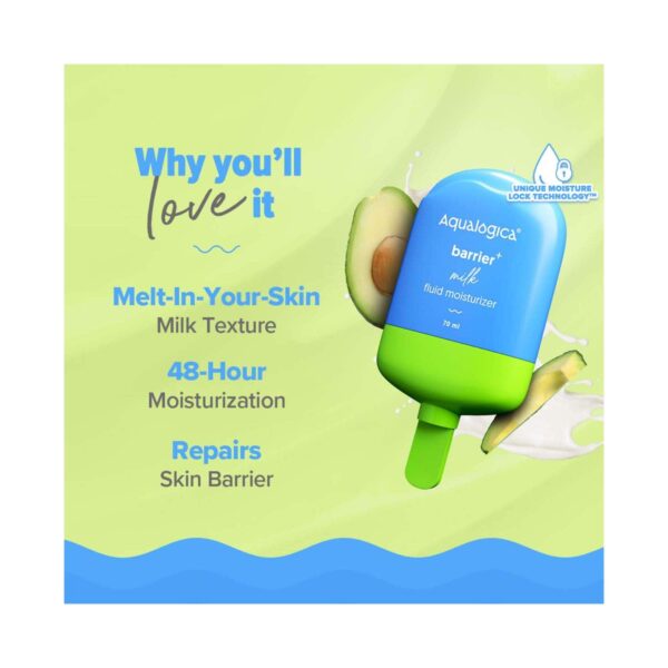 Aqualogica 5 Barrier + Milk Fluid Moisturizer (70 ml) - Aqualogica