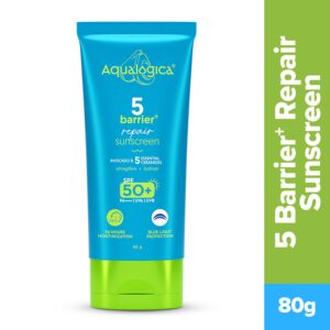 Aqualogica 5 Barrier + Repair Sunscreen with Avocado and 5 Essential Ceramides (80 g) - Aqualogica