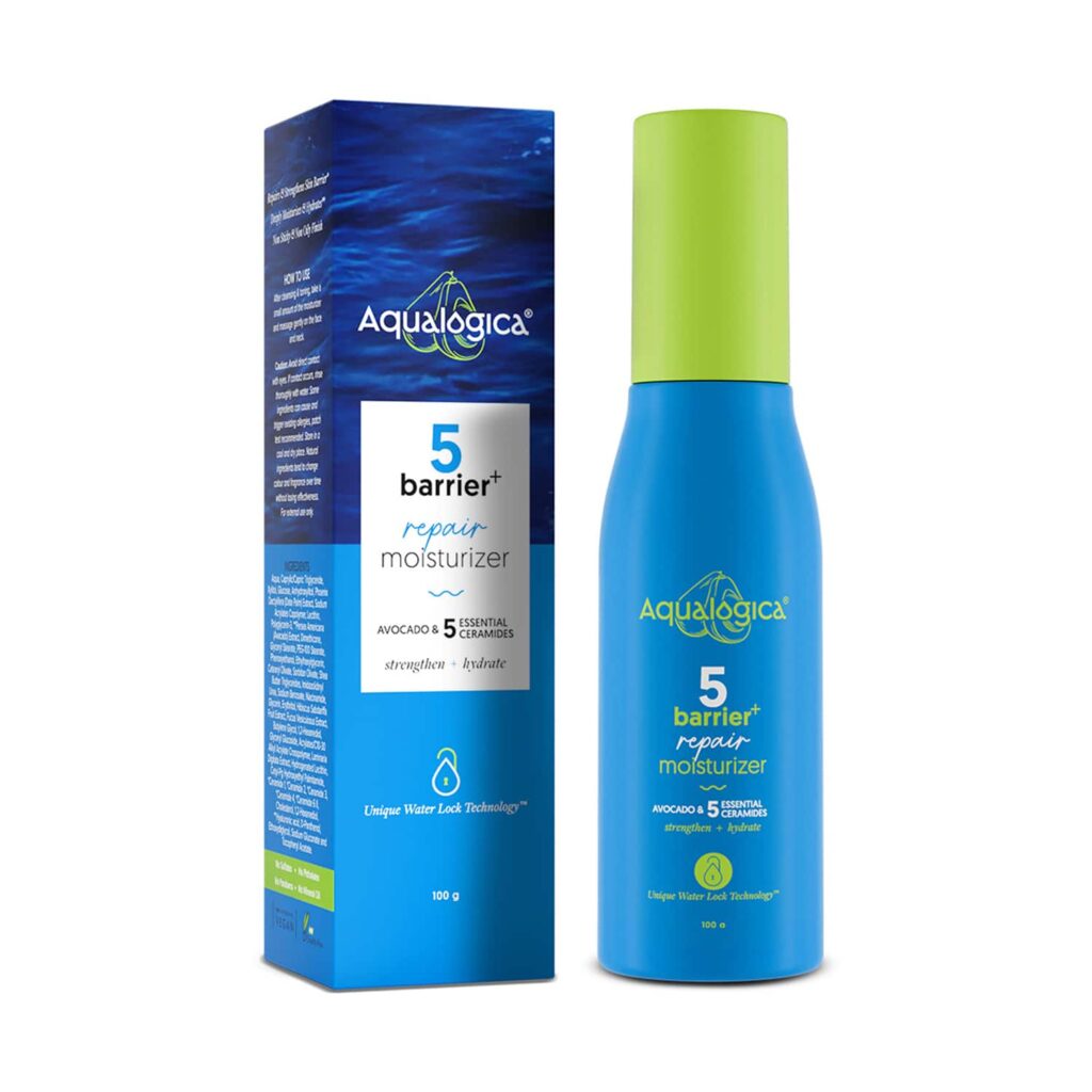 Aqualogica Barrier 5 + Repair Moisturizer with Avocado & 5 Essential Ceramides (100 g) - Aqualogica