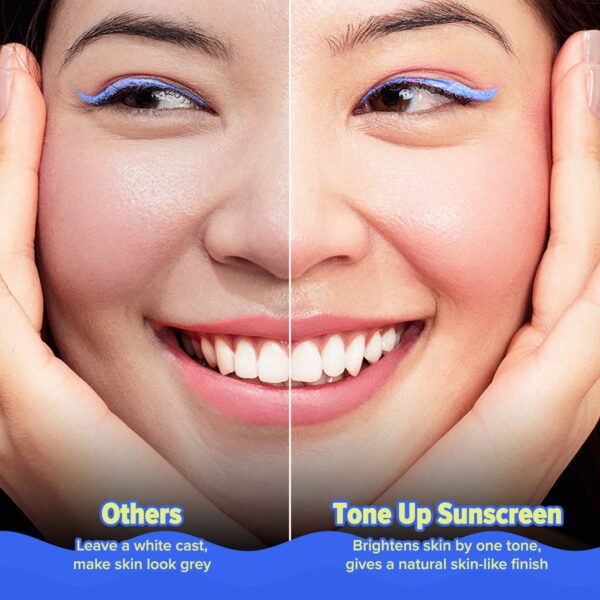 Aqualogica Bright+ Tone Up Sunscreen, Super Light, SPF 50+ PA++++ (50 g) - Aqualogica