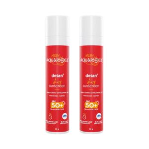 Aqualogica Detan+ Dewy Sunscreen - (50g) (Pack of 2) Combo - Aqualogica