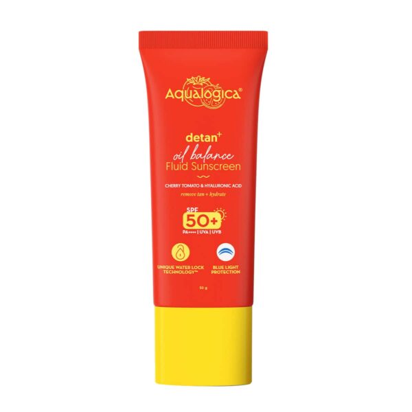 Aqualogica Detan+ Oil Balance Fluid Sunscreen (50 g) - Aqualogica