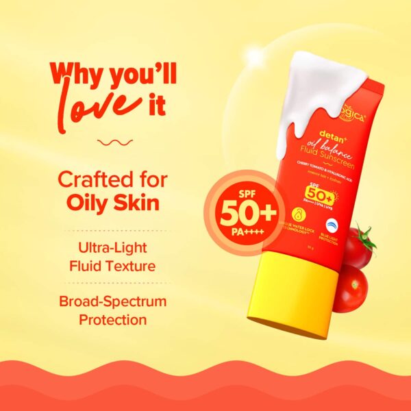 Aqualogica Detan+ Oil Balance Fluid Sunscreen (50 g) - Aqualogica