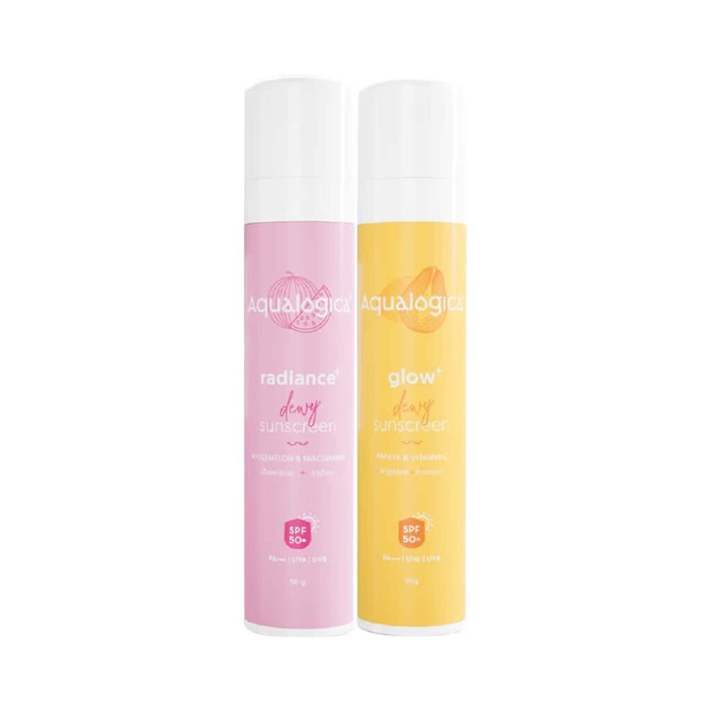 Aqualogica Glow and Radiance Sunscreen Combo for Ultra Sun Protection - Aqualogica