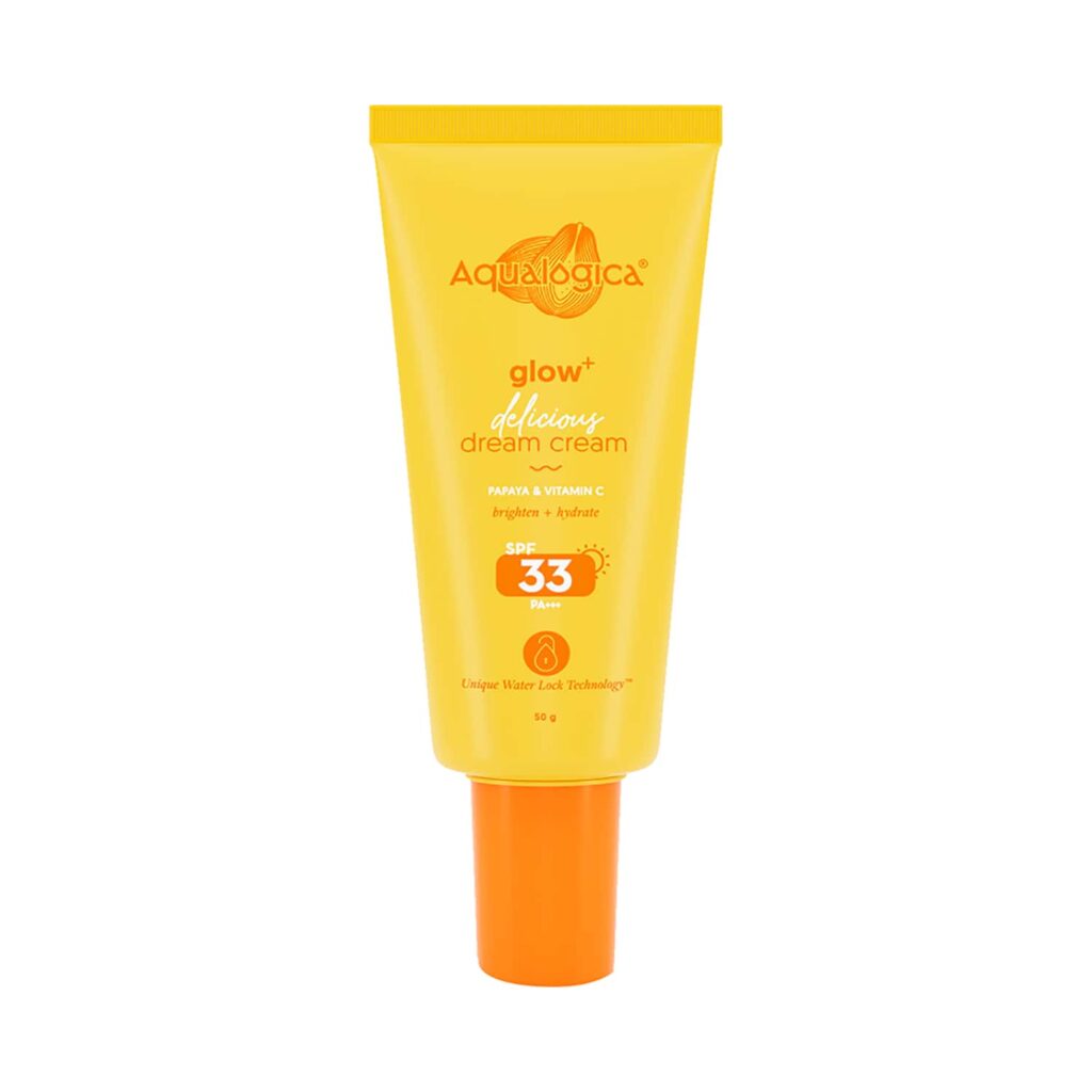 Aqualogica Glow+ Delicious Dream Cream with SPF 33+ & PA+++ (50g) - Aqualogica