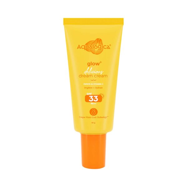 Aqualogica Glow+ Delicious Dream Cream with SPF 33+ & PA+++ (50g) - Aqualogica