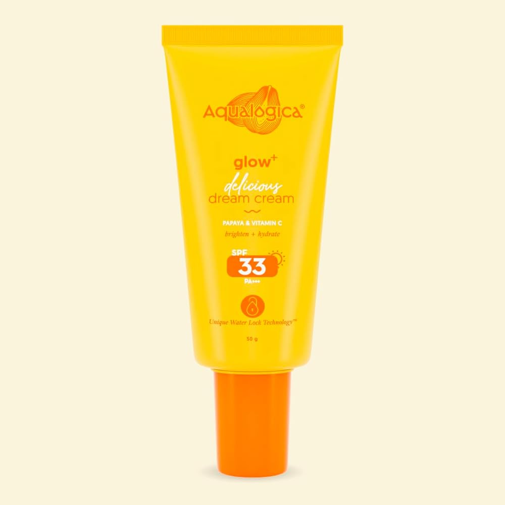 Aqualogica Glow+ Delicious Dream Cream with Vitamin C & Papaya - 50g