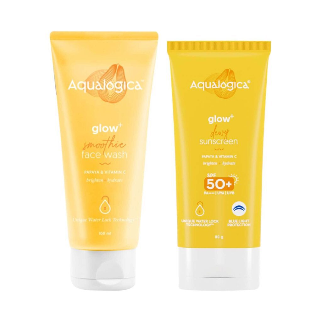 Aqualogica Glow + Dewy Skin Combo - Aqualogica