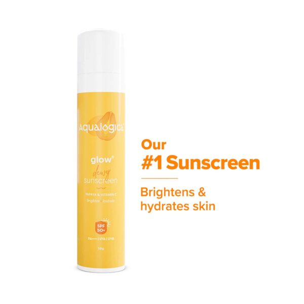 Aqualogica Glow+ Dewy Sunscreen - (50g) (Pack of 3) Combo - Aqualogica