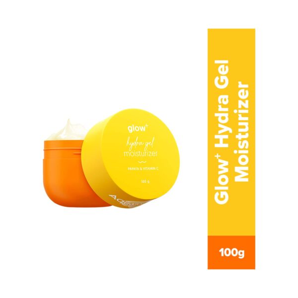 Aqualogica Glow+ Hydra Gel Moisturizer With Vitamin C & Papaya (100 g) - Aqualogica