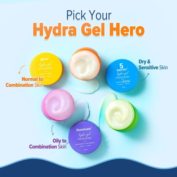 Aqualogica Glow+ Hydra Gel Moisturizer With Vitamin C & Papaya (100 g) - Aqualogica