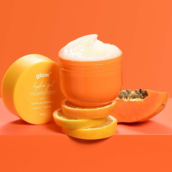 Aqualogica Glow+ Hydra Gel Moisturizer With Vitamin C & Papaya (100 g) - Aqualogica