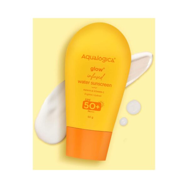 Aqualogica Glow+ Infused Water Sunscreen With SPF 50+ PA++++ (50 g) - Aqualogica
