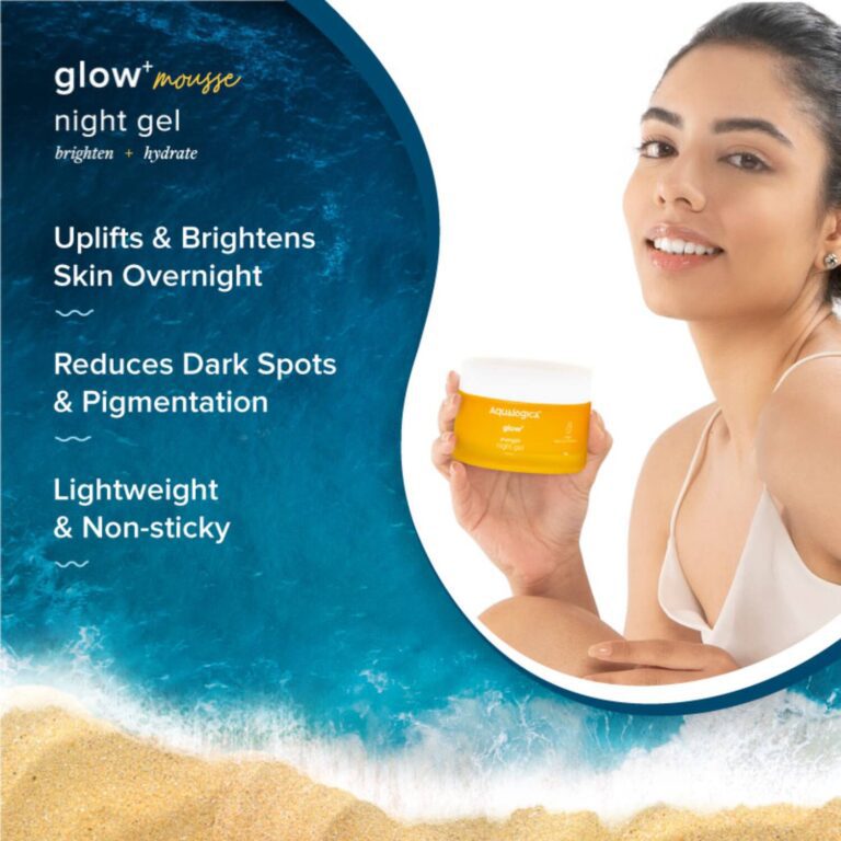 Aqualogica Glow+ Mousse Night Gel (50g) - Aqualogica