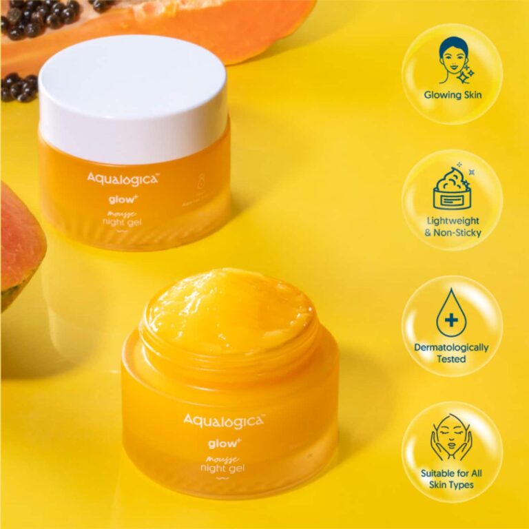 Aqualogica Glow+ Mousse Night Gel (50g) - Aqualogica