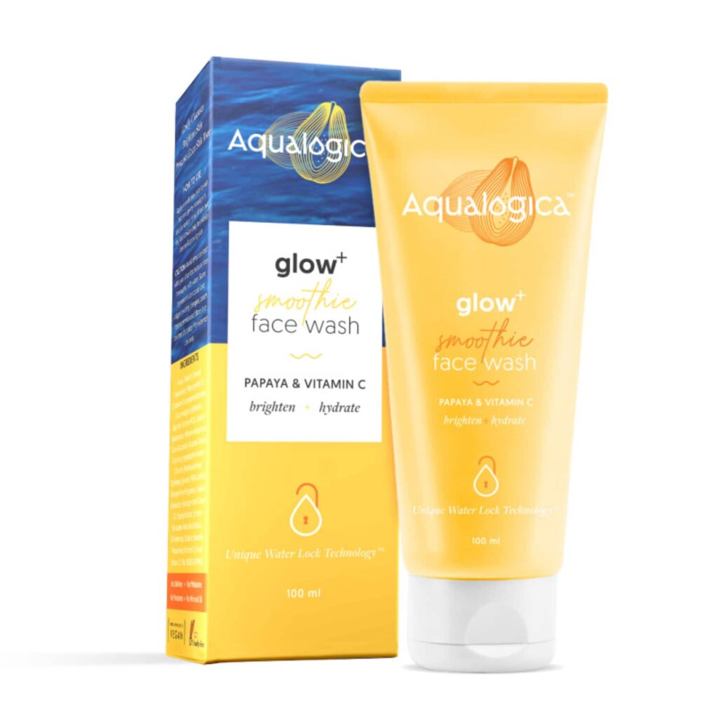 Aqualogica Glow+ Smoothie Face Wash (100ml) - Aqualogica